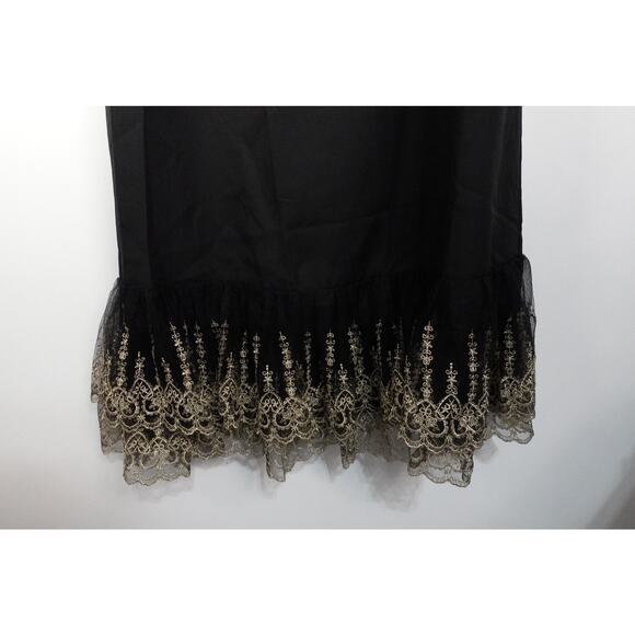 New Tuckernuck Pomander Place Gold Lace Lillith Midi Dress Sz Medium 1941-W - Picture 13 of 14